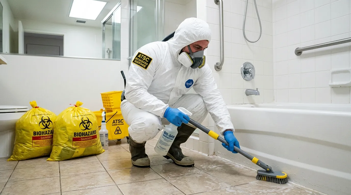 Decontamination equipment deployed for Blood Cleanup in Bolingbrook